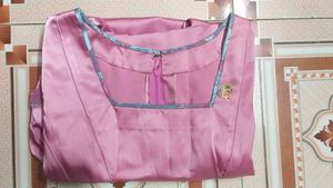 Pink Satin Party Dress
