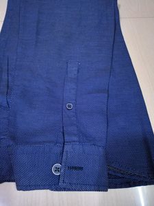 Denim Colour Cotton Shirt
