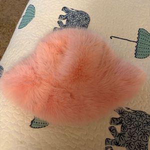 Fluffy Pink Winter Hat