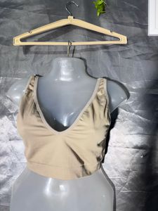 Comfortable V-Neck Sports Bra