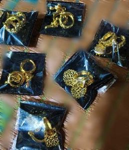 Pack of 6 Gold-Plated Earrings Set