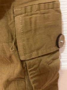 Kids' khakhi Brown Cargo Pants