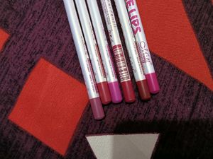 Set of 6 True Lips Lip Liner Pencils