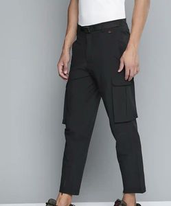 HRX Outdoor Men Jet Black Trouser