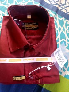 Thangamagan Maroon Shirt For 8yrs Old
