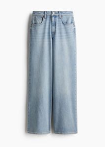High-Waisted Blue Jeans
