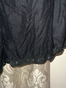 Black Ethnic sharara pant skirt