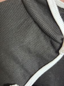 Black Chinese Knot Button Top
