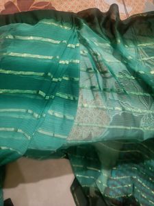 Ready To Wear Stitched Saree &amp; New Blouse Piece