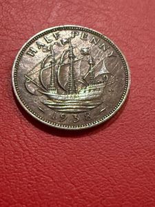 half penny 1938