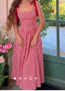 Red Gingham Sundress