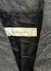 Women's Gray Textured Blazer