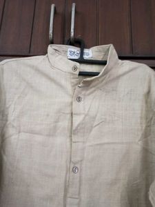 Men's Beige Kurta