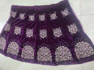 Excellent Velvet Lehenga New Condition