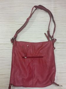 Chic Red Hobo Bag