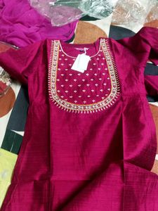 Elegant Embroidered Kurta Set