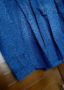 Lee Cooper Men Blue Patterned Long Sleeve Shirt