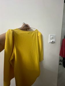 FIG Yellow Casual Top