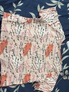 Oversized Cropped printed Tee