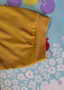 Yellow Graphic Print T-Shirt