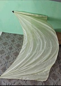Elegant Embroidered Chiffon Scarf