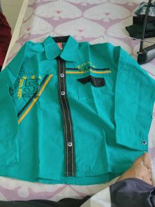 Boy's Stylish Green Shirt