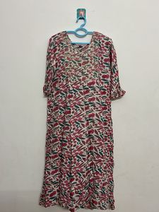 Bohemian Floral Embroidered Kurta
