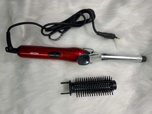 NOVA Women Iron Rod Brush Styler Hair Care Curler