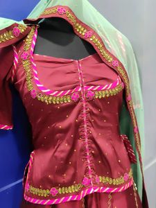 Beautiful Hand Work Designer Rajputi Poshak