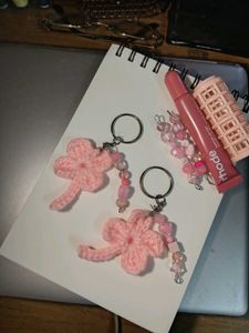 𐂯. Clover keychains◞🤍