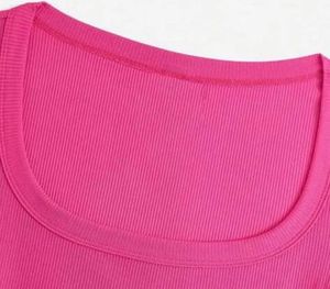 bubble pink Crop Top - Lusapeli