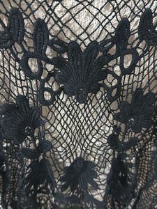 Black Lace Crochet shrug