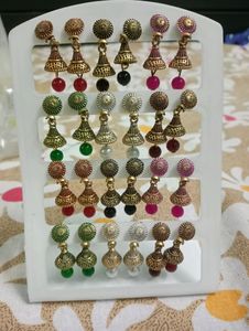 Beautiful Colorful Jhoomar Earrings Only One Pair