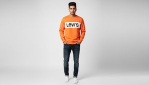 Levi's Orange Sweatshirt