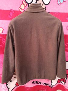 Brown Fleece Jacket - Cozy &amp; Warm