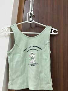 Cute Bunny Graphic Tank Top
