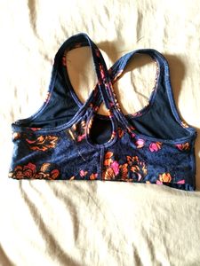 Floral Print Sports Bra