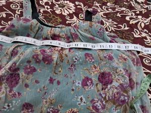 Boho Floral Print Ruffle Dress