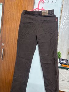 Brown Straight Jeans