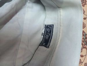 White shool Button-Down Shirt