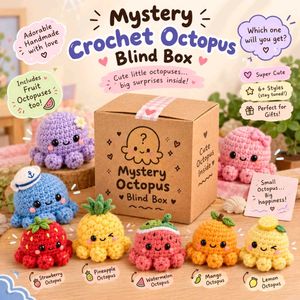 Mystery Crochet Octopus Blind Box