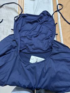 Stylish Navy Blue Mini Dress