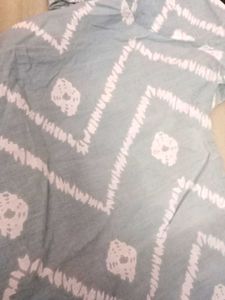 Stylish Light Blue Bandhani Kurta