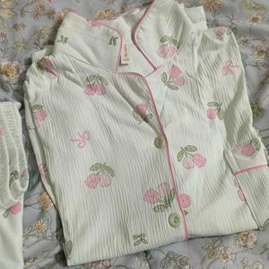 Cute Floral Pajama Set
