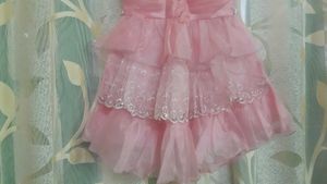 Pink Tiered Party Dress