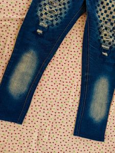 Men's Blue ripped Jeans