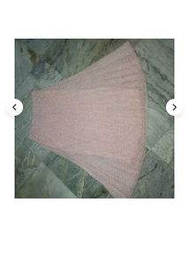 Pink Pleated Skirt