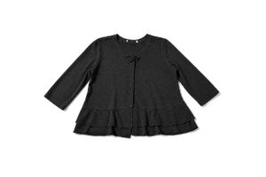 New Black Ruffled Cropped shrug