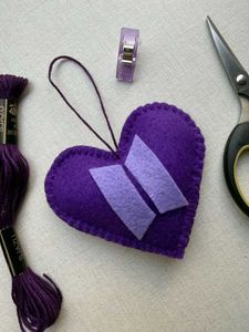 BTS Heart Shaped Keychain