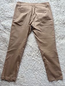 Brown Pleated Trousers